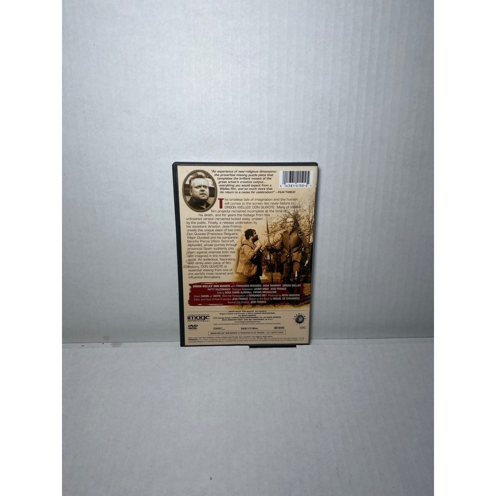 Orson Welles Don Quixote DVD Francisco Reiguera Akim Tamiroff Movie Blockbuster - Picture 2 of 3
